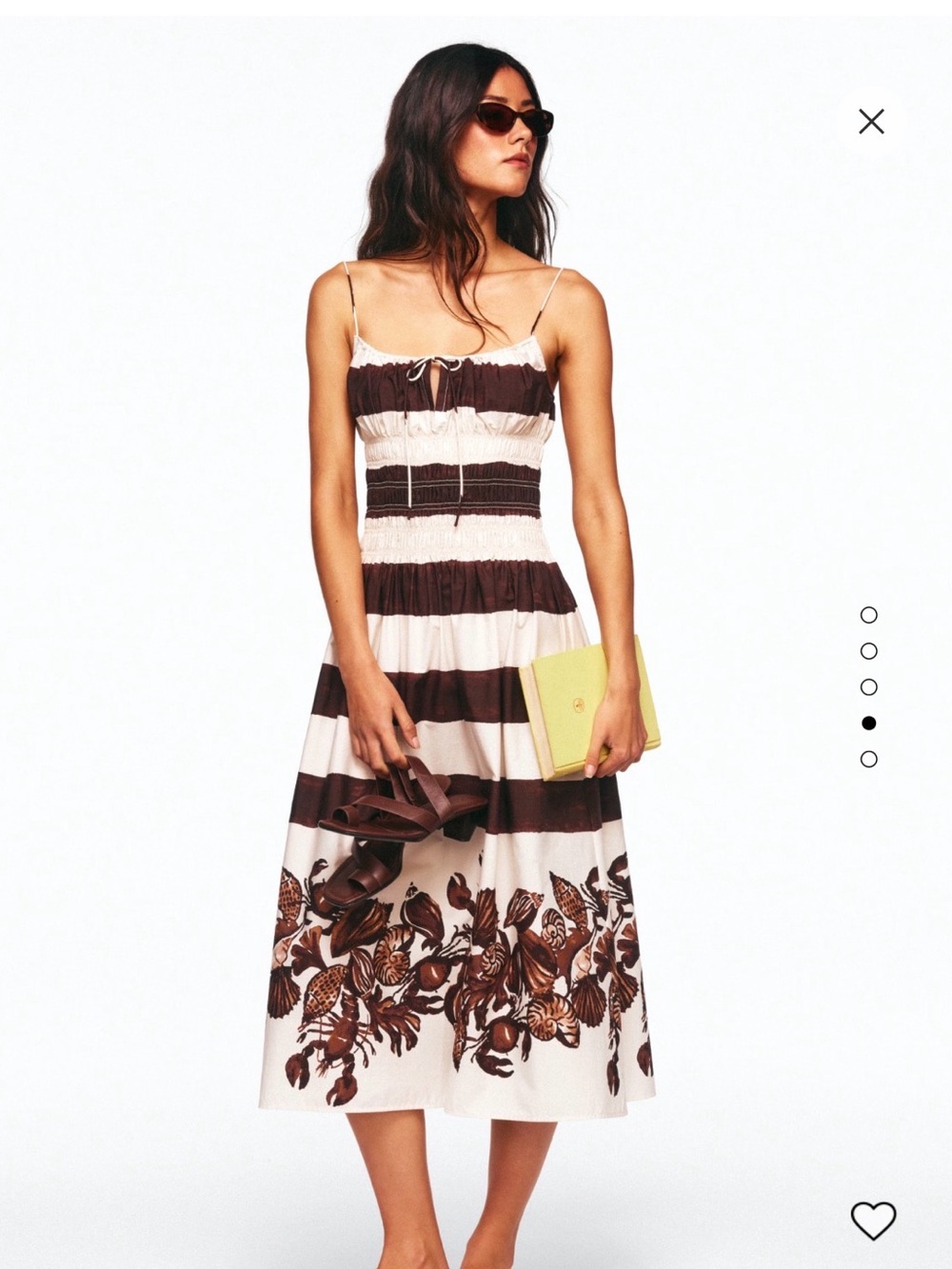 J. crew Reverie lobster seashell dress